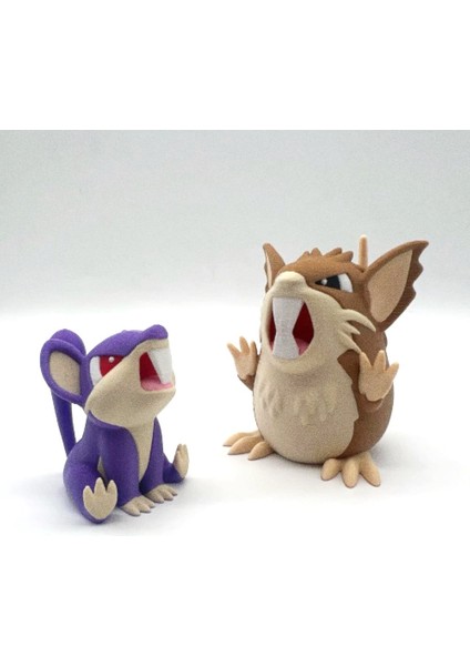 #0019 Rattata Pokemon Gelişim Seti modelleri