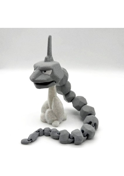 #0095 Onix Hareketli Pokemon Figürü