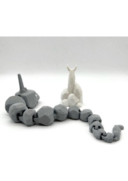 #0095 Onix Hareketli Pokemon Figürü