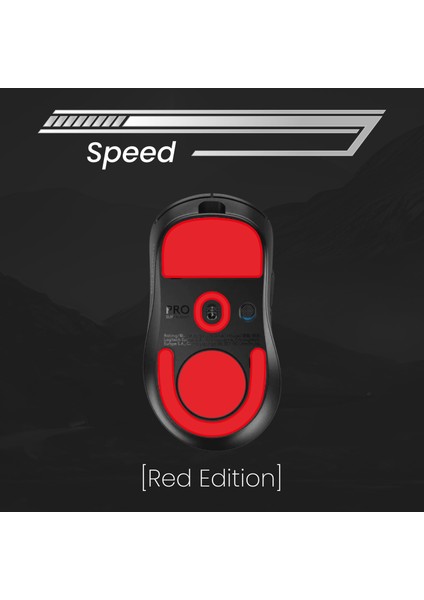 (Logi) Superlight Dex Mouse Skate (Red Edition) %100 Ptfe