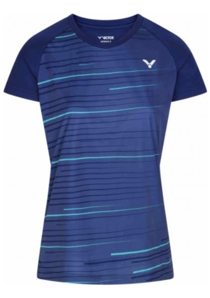Vıctor T-Shirt T-34100 B Mavi Kadın Tişört