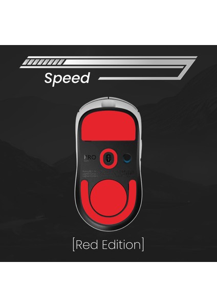 (Logi) Superlight 2 Mouse Skate (Red Edition) %100 Ptfe