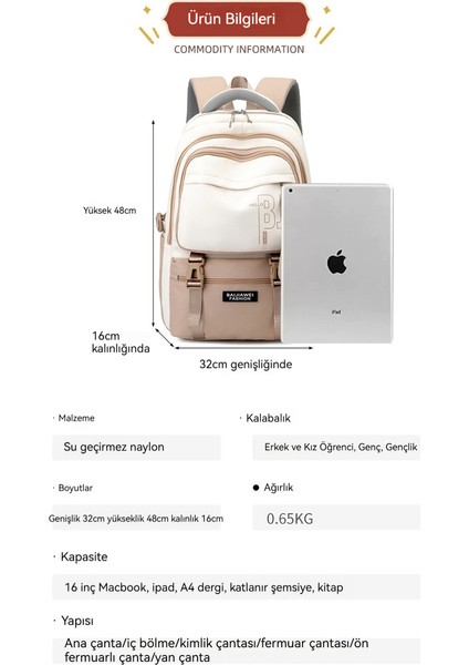 Ilkokul Öğrencileri Üçüncü Ila Altıncı Sınıf Kız Sırt Çantası Hafif Okul (Yurt Dışından) fırsatları