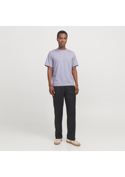 JJEORGANIC BASIC TEE SS Lila Erkek Kısa Kol T-Shirt fiyatları