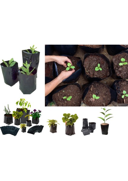 Fidan Poşeti 17 cm x 30 Cm, 100 Adet, Fidan Poşeti, Fide Fidan Poşeti, Fidan Tüpü modelleri