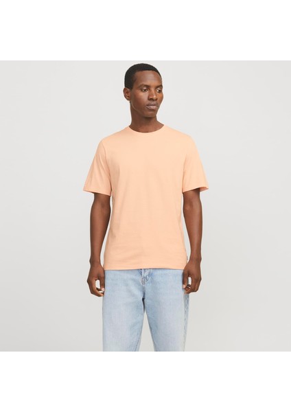 Jack & Jones Erkek Bisiklet Yaka Basic Tisört - Organic