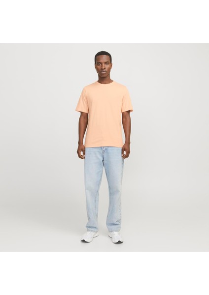 Jack & Jones Erkek Bisiklet Yaka Basic Tisört - Organic