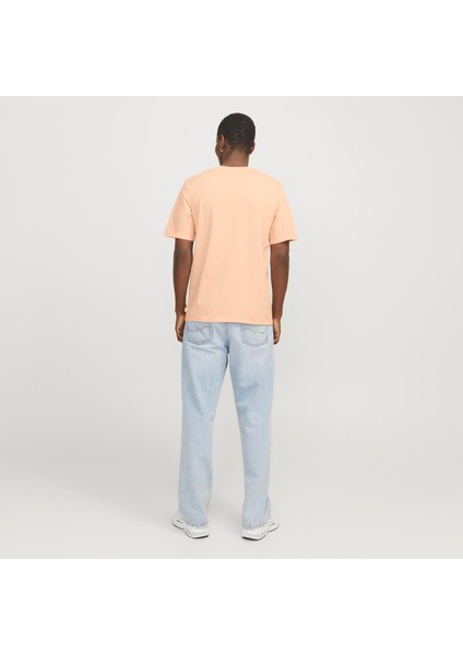 Jack & Jones Erkek Bisiklet Yaka Basic Tisört - Organic