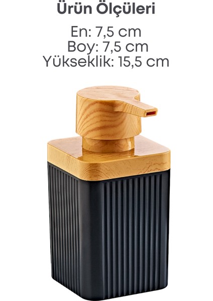 2 Adet Akrilik Sıvı Sabunluk Mutfak Banyo Sabunluk Seti 400 ml Cam Değildir