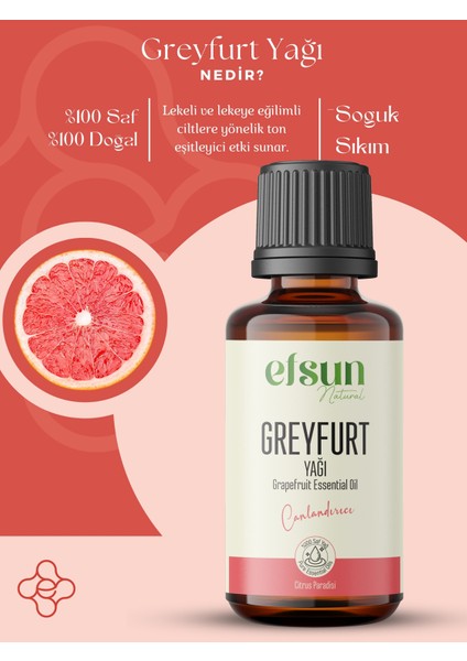 Greyfurt Uçucu Yağı %100 Doğal Saf 10 ml