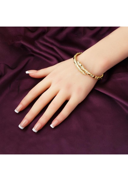 Serpenti 14 Ayar Kelepçe Altın Bilezik