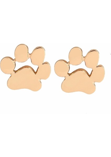 Gümüş Tarzı Kadınlar Için Sevimli Pati Küpe Takı Boho Fırçalanmış Kedi ve Köpek Baskılı Küpe Oorbellen (Yurt Dışından) fırsatları