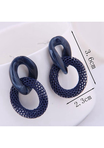 Kırmızı Stil Kadın Moda Küpe Abartılı Akrilik Küpe Zincir Küpe File Yuvarlak Renkli Küpe Damlacık Küpe Parti Açıklama Takı Hediye (Yurt Dışından) modelleri