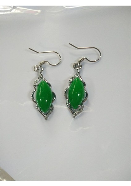 Yeşil Stil Malay Ceviz Yeşili Damlacık Taş Küpe (Yurt Dışından) fiyatları