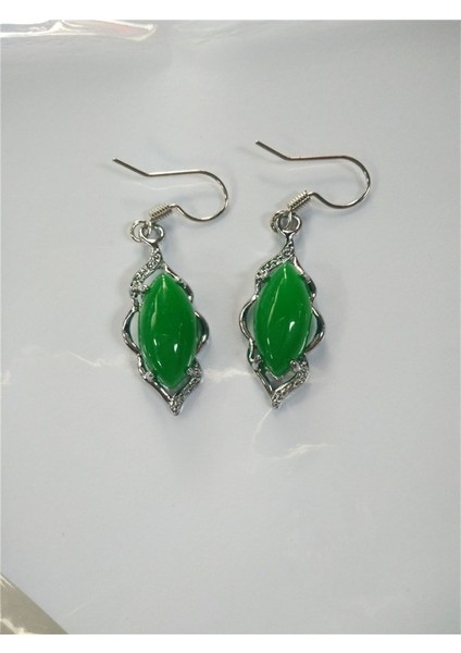 Yeşil Stil Malay Ceviz Yeşili Damlacık Taş Küpe (Yurt Dışından) modelleri