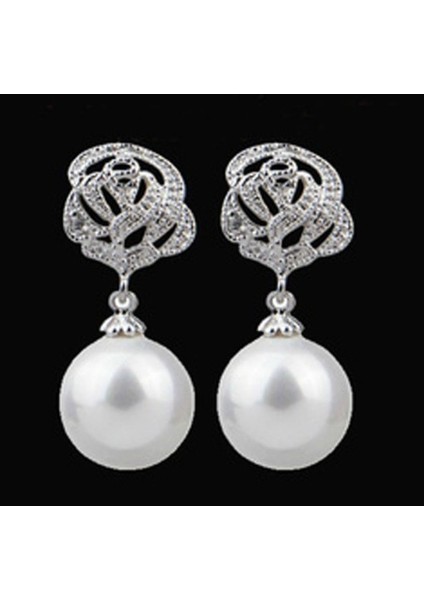 1 Çift Gül Inci Küpe (Yurt Dışından) modelleri