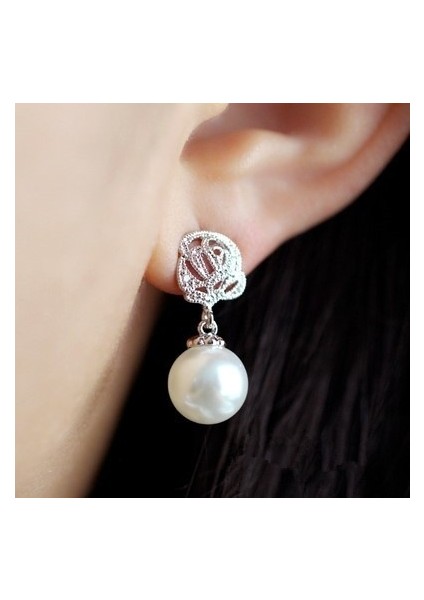 1 Çift Gül Inci Küpe (Yurt Dışından) indirimleri