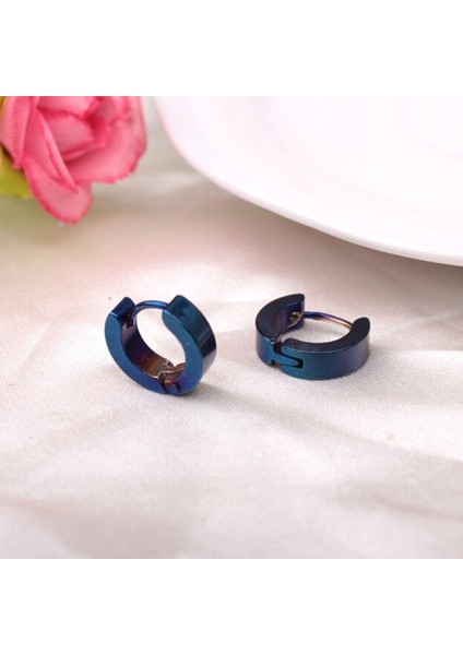 Siyah Stil Kadın ve Erkekler Için Tekil Paslanmaz Çelik Küpe Küpe Küpe Küpe Cool Takı 1 Çift (Yurt Dışından) indirimleri