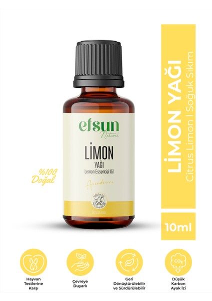 Limon Uçucu YağıSaf 10 ml