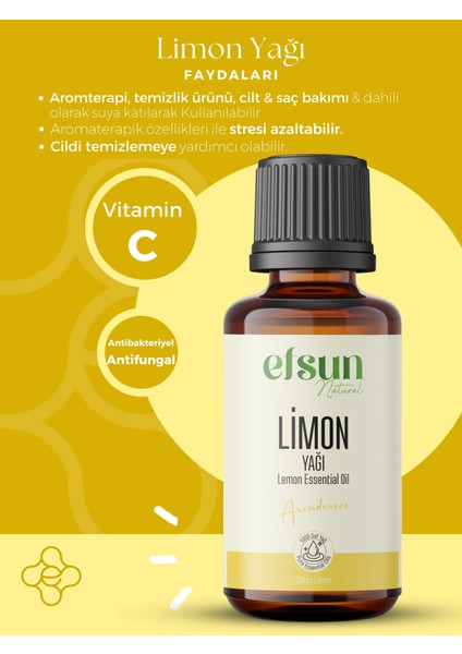 Limon Uçucu YağıSaf 10 ml