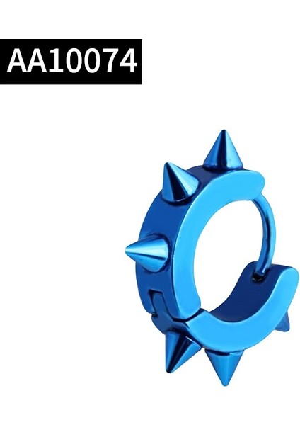 Gümüş Tarzı Avrupa ve Amerikan Yaratıcı Erkek Küpeleri Paslanmaz Çelik Kişilik Punk Erkek Dikenli Küpeler (Yurt Dışından) fırsatları