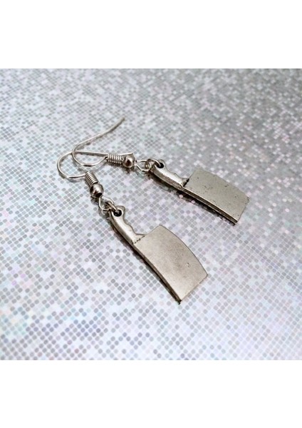 Cleaver Küpe, Bıçak Küpe, Gotik Takı, Grunge Küpe, H Takı, Gümüş Bıçak, H Film (Yurt Dışından) modelleri