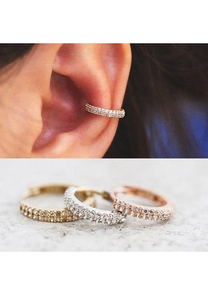 Gül Altın Tarzı Hoop Kıkırdak Küpe Yüzük Kıkırdak Küpe Conch Küpe Rook Piercing Snug Piercing Küpe (Yurt Dışından)