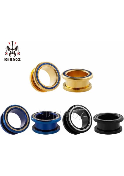 Mavi Stil 16 mm Kubooz Lüks Paslanmaz Çelik Zımparalı Kulak Genişletici Vücut Delme Takı Kulak Tünel Küpe 1 Çift (Yurt Dışından)