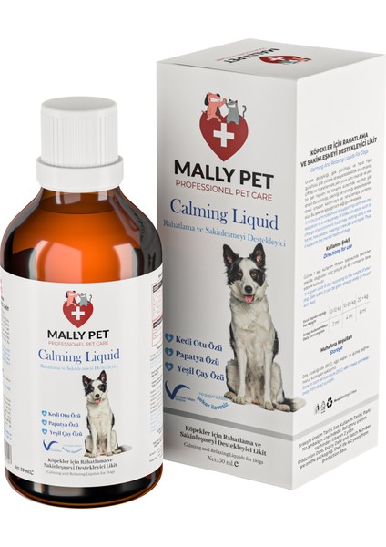 Köpekler Için Sakinleşmeyi Destekleyici Damla Calming Liquid 50 ml