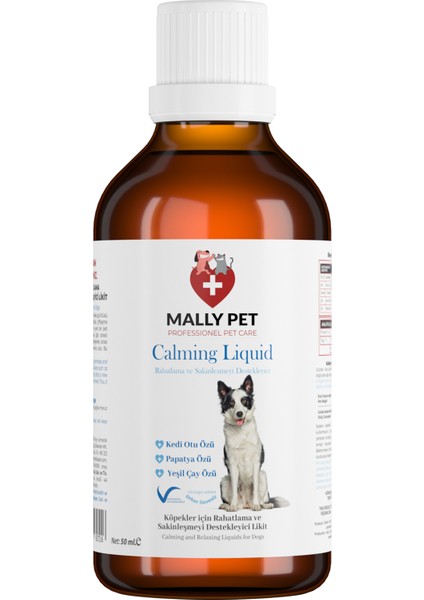 Köpekler Için Sakinleşmeyi Destekleyici Damla Calming Liquid 50 ml