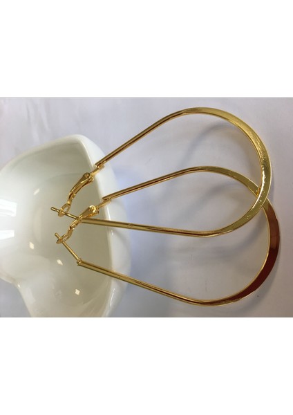 Gümüş Tarzı Yeni Gümüş Küpe (Yurt Dışından)