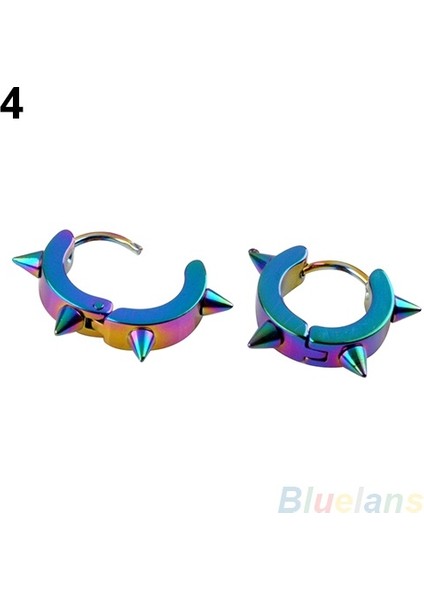 Gümüş Tarzı Bir Erkek Kadın Modası Titanyum Çelik Punk Nitaralı Küpe Gotik Halka Küpe Sevimli Takı (Yurt Dışından) fırsatları