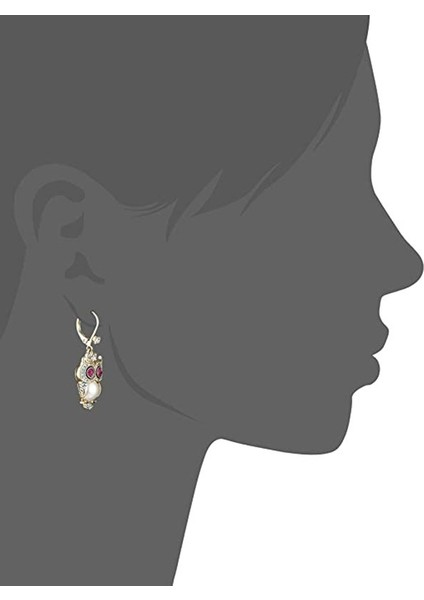 Altın Tarzı Kadınlar Için Vintage Altın Renkli Kristal Baykuş Küpe - Düğün Takı Küpeleri (Yurt Dışından) fırsatları