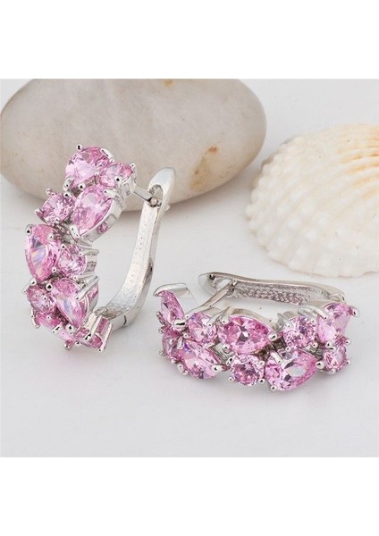 Safir Tarzı Zarif Wometerling Gümüş Taşlı Halka Küpe Uzun Küpe Karşılık Gelen Resim Için Stil Seçimi (Yurt Dışından) modelleri