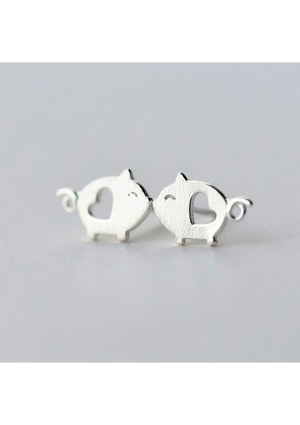 Gümüş Tarzı Küçük Domuz Küpe Kadın Karikatür Hayvan Sevimli Domuz Küpe (Yurt Dışından) modelleri