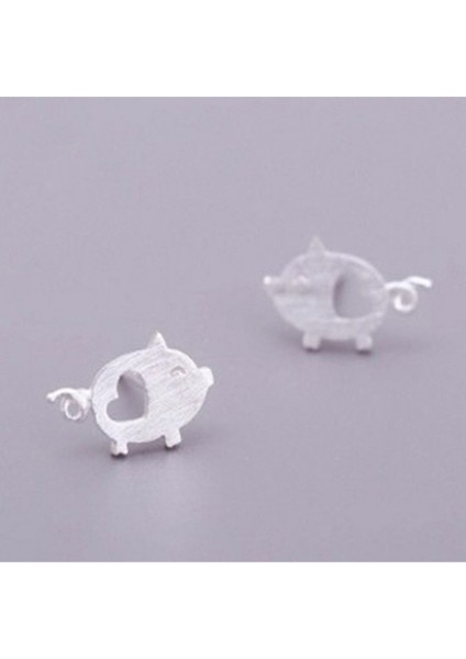 Gümüş Tarzı Küçük Domuz Küpe Kadın Karikatür Hayvan Sevimli Domuz Küpe (Yurt Dışından) fırsatları