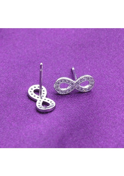 Yeni Moda Bayan Takı Gümüş Yaprak&bowknot Küpe Hediye Için (Yurt Dışından)