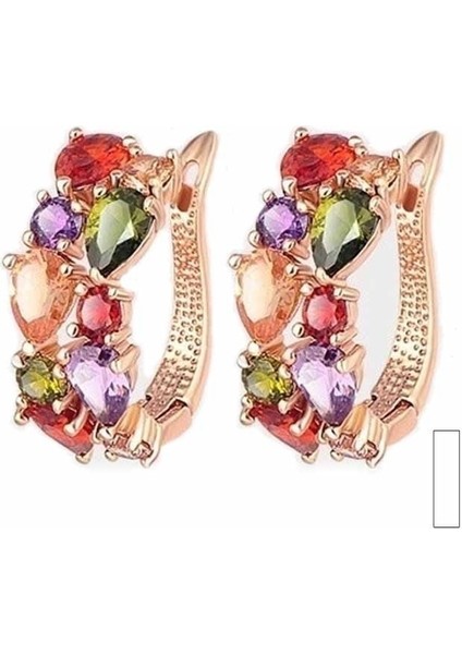 A Kadın Şık Bayan Zümrüt Gümüş Gem Taşlı Küpe Kanca Kulak Takı Aksesuarı (Yurt Dışından) fırsatları