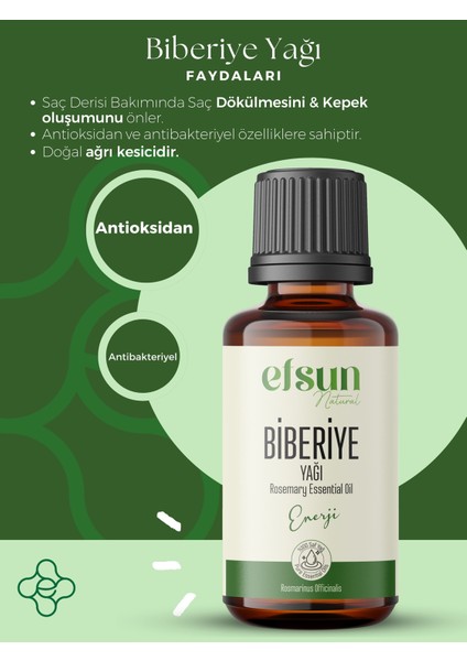 Biberiye Uçucu Yağı %100 Doğal Saf 10 ml