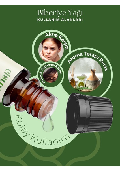 Biberiye Uçucu Yağı %100 Doğal Saf 10 ml