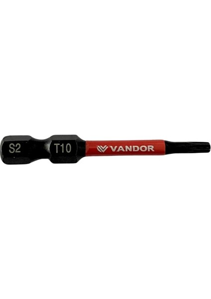 Vandor Bits Uç Matkap Ucu Tornavida Ucu Vidalama Ucu Impact T10-50 mm - 1 Adet