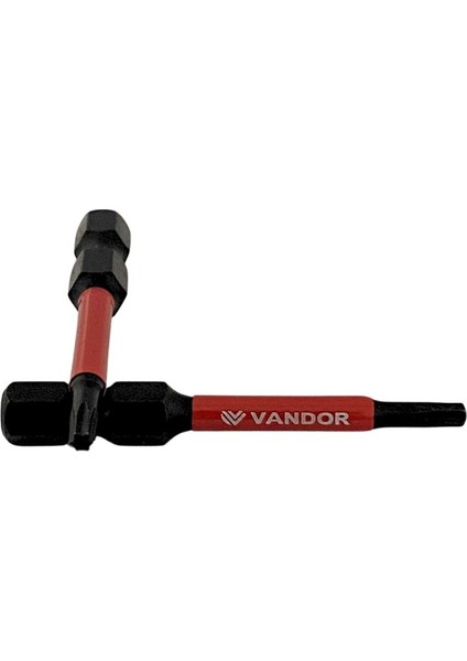 Vandor Bits Uç Matkap Ucu Tornavida Ucu Vidalama Ucu Impact T10-50 mm - 1 Adet