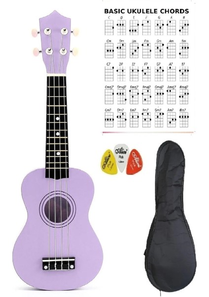 Soprano Ukulele+Kılıf ve Pena