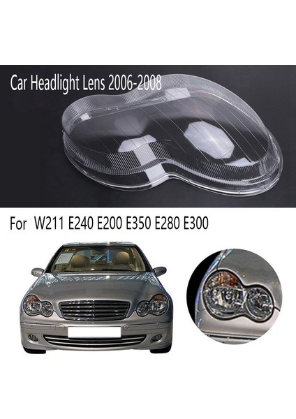 Araba Far Camı Abajur Sis Lambası Kapağı W211 E240 E200 E350 E280 E300 06-08 (Yurt Dışından) fiyatları