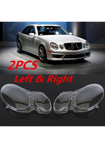 Araba Far Camı Abajur Sis Lambası Kapağı W211 E240 E200 E350 E280 E300 06-08 (Yurt Dışından) modelleri