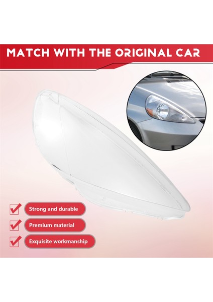Araba Ön Far Lambası Mercek Kabuğu Kapağı Fit Jazz Hatchback 2003-2007 Sağ Için Yedek (Yurt Dışından)