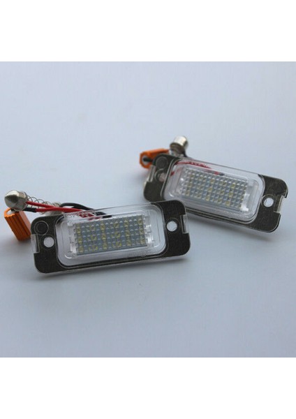 Plaka Aydınlatması, 2x Araba LED Plaka Lambası - W163 W164 X164 Ml, Siyah ve Beyaz (Yurt Dışından)