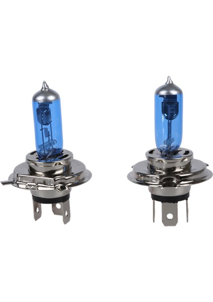 12V LED Beyaz Baloncuk Lambası, 2 H4 Süper Beyaz Araba Far Ampulleri Ampul Lamba 12V 100W, Beyaz (Yurt Dışından)