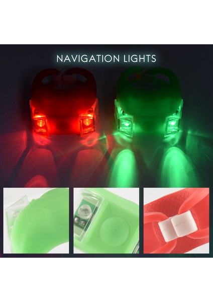 Navigasyon Işıkları, 4 x LED Tekne Navigasyon Işıkları Yat Motorbot Bisiklet Avcılık Gece Koşu Balıkçılık (Kırmızı, Yeşil), Gösterildiği Gibi (Yurt Dışından) indirimleri