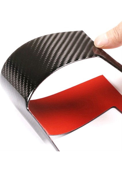 Kontrol Paneli Lamba Kapağı, Araba Karbon Fiber Sticker Orta Kontrol Paneli Uyarı Lambası Kapağı Çerçeve Dekorasyonu 4 2006-2012, Karbon Fiber (Yurt Dışından) fırsatları